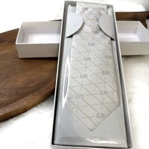 Monogrammed Men’s Tie